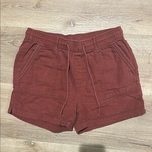 Women's Casual Rust Shorts